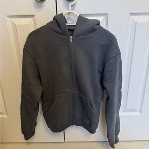 Set Active Grey Zip Up Hoodie